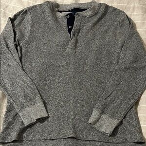 Tailorbyrd Gray Henley Shirt
